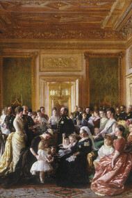 Laurits Regner Tuxen, The Family of Queen Victoria in 1887, Royal Collection Trust © Her Majesty Queen Elizabeth II