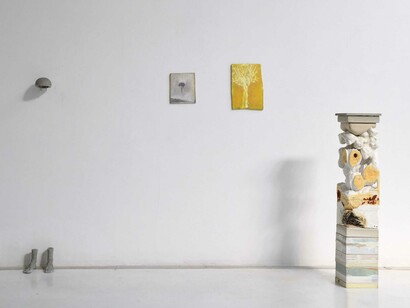 Artisti vari, Magazzino d’arte oggi, veduta della mostra. Cortesia di Studio La Città