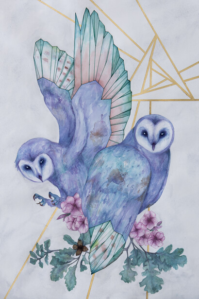 Erynn Richardson, A lovers of owls. Courtesy of Bermudez Projects