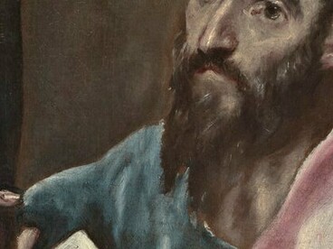 "San Pablo apóstol", óleo sobre lienzo, circa 1590