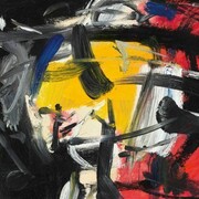 Emilio Vedova, Untitled, 1963, oil on cardboard, cm 40 x 50 courtesy Mazzoleni Gallery