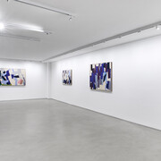 Ethan Cook, Lesser world, exhibition view. Courtesy of Simões de Assis Gallery