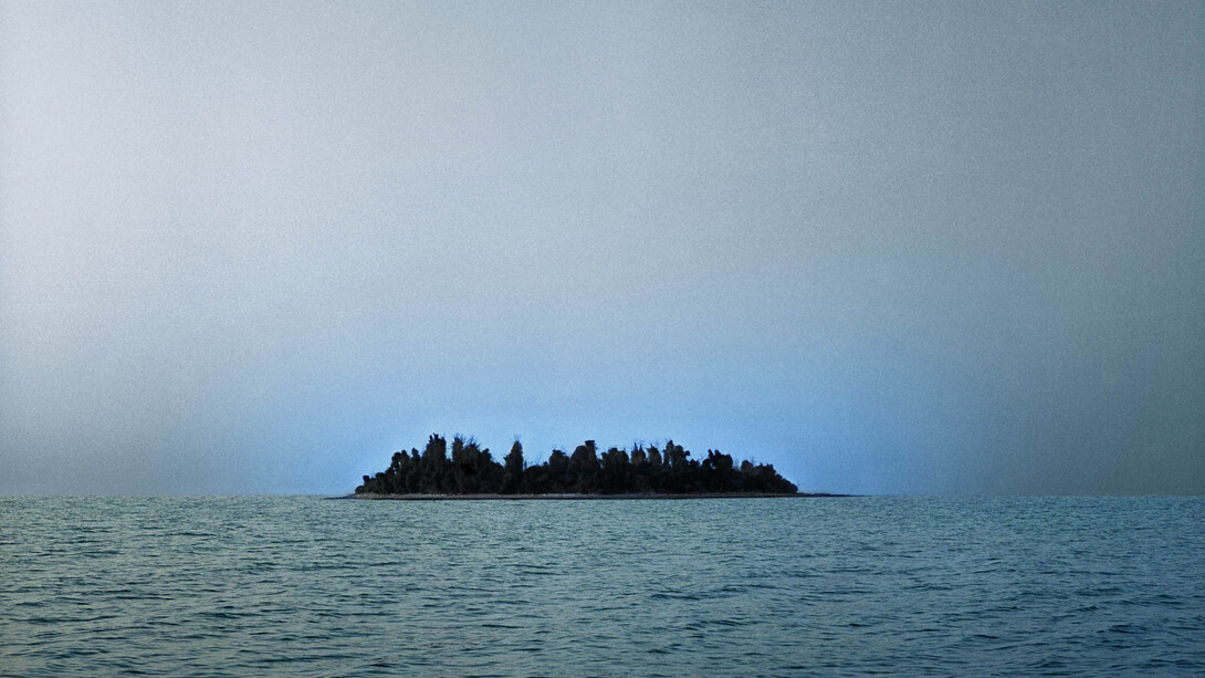 Silvia Camporesi, Studio per l'isola, 2005, C-print, cm. 110 x 150