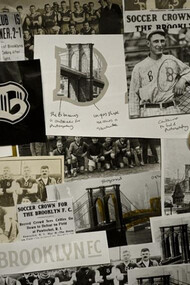 A collage of historic Brooklyn F.C.'s beginnings