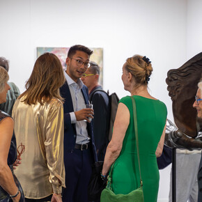 Knokke Art Fair, frühere ausgabe, ausstellungsansicht. Mit freundlicher genehmigung der Knokke Art Fair