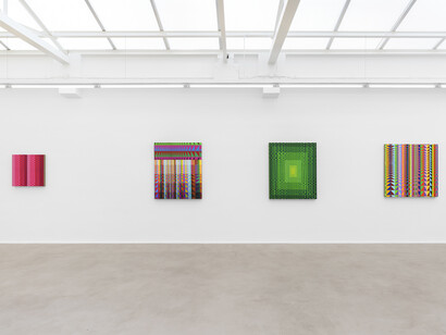 Léon Wuidar and Brooklin A. Soumahoro, Des géométries variables, exhibition view. Courtesy of Rodolphe Janssen Gallery