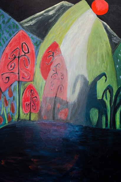 Jocelyn Fine, Touching silence, fine (detail). Courtesy of Kaliner Gallery