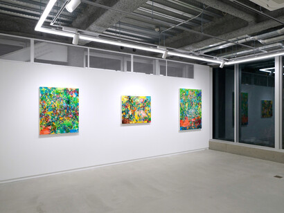 Ayumu Yamamoto, Year-end light, exhibition view. Courtesy of MAKI Gallery