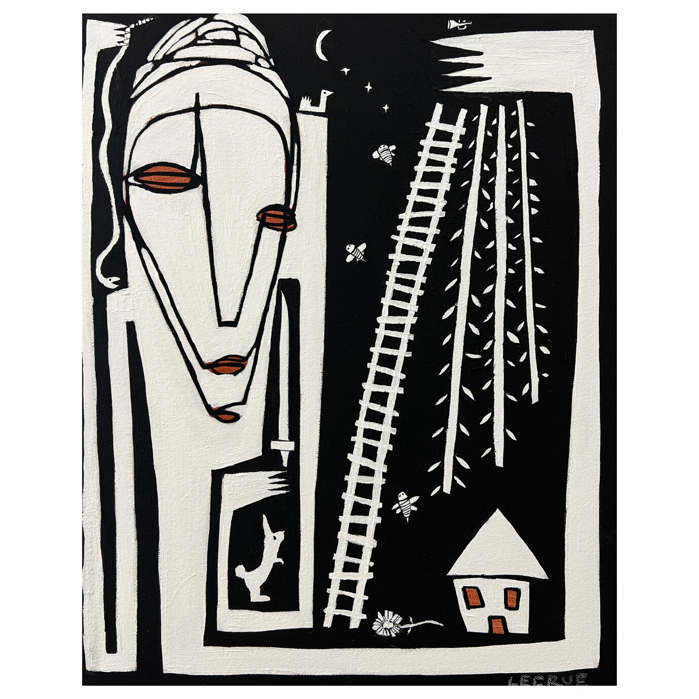 16 x 20. Summer group show Meer