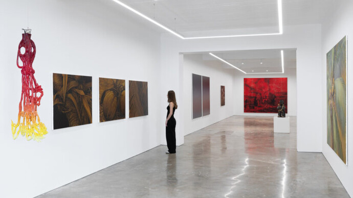 Various artists, Love letter, exhibition view. Courtesy of Ames Yavuz