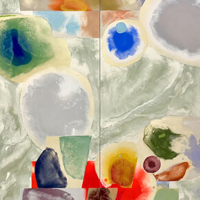 Peter Flaccus, Green river (dettaglio), 2025. Per gentile concessione di Maja Arte Contemporanea