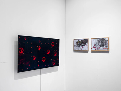 Pushpakanthan Pakkiyarajah, No race, no colour, exhibition view. Courtesy of Experimenter 