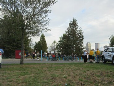 Protesters gather under the banner “No Kings,” calling for accountability and democratic norms