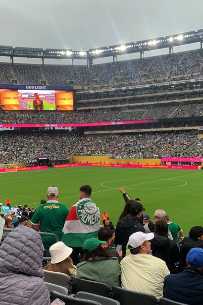 Partita Palmeiras-Porto al MetLife Stadium di East Rutherford, New Jersey, U.S.A.