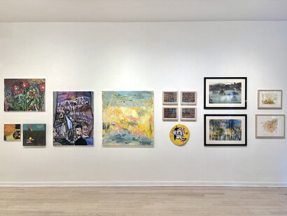Various artists, Autumn on orchard, exhibition view. Courtesy of Van Der Plas Gallery