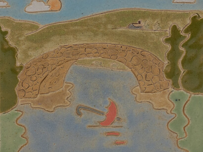 Kevin McNamee-Tweed, Umbrella in the water (detail), 2025. Courtesy of Mrs. Gallery