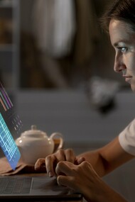 A person using AI tools, reflecting how we live in an AI age and its widespread use 