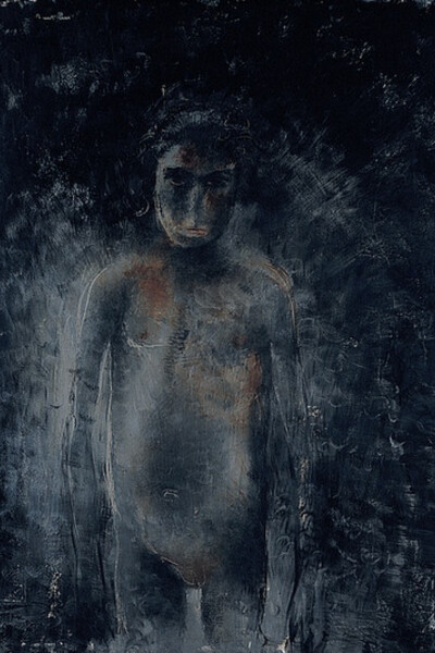 Jean Fautrier, "Nu noir", dettaglio, 1926