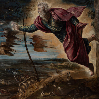 Jacopo Tintoretto, The creation of the animals, 1550‒53. Courtesy of Cincinnati Art Museum