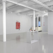 Eva Robarts, Bikes, bolts and brooms, exhibition view. Courtesy of Nicola Vassell Gallery