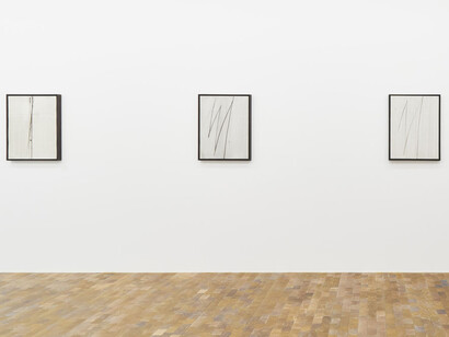 André Marfaing, Lavis, 1960 - 1980, vue d'exposition. Avec l'aimable autorisation de la Galerie Ceysson & Bénétière