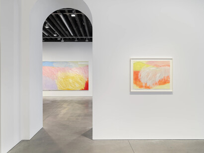 Jongsuk Yoon, Azalea spring, exhibition view. Courtesy of Marian Goodman Gallery 
