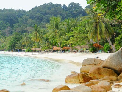 Pulau Lang Tengah, nel Mar Cinese Meridionale, Malesia