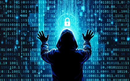 The ominous digital landscape with a central padlock emphasizes the critical vulnerability of systems to email-based attacks, which are the leading contributors to cyber insurance claims