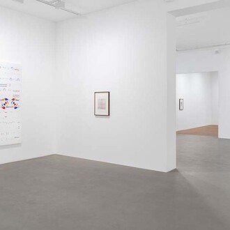 Gabriel Orozco, Partituras, vue de l'exposition. Avec l'aimable autorisation de la Galerie Chantal Crousel