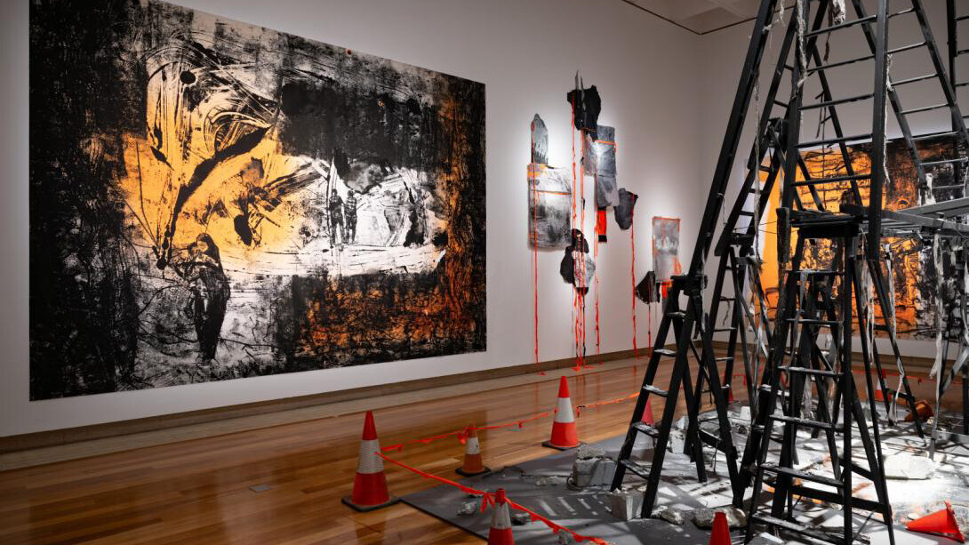 Pat Hoffie, I have loved/I love/I will love, exhibition view. Courtesy of Queensland Art Gallery