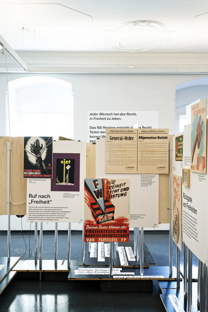 Sehnsucht frieden, ausstellungsansicht. Mit freundlicher genehmigung des Nordico City Museum