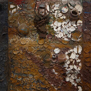 Julian Schnabel, The mud in Mudanza (detail), 1982. Courtesy of Mnuchin Gallery