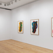 Katharina Grosse, Point rock, exhibition view. Courtesy of Galerie Max Hetzler