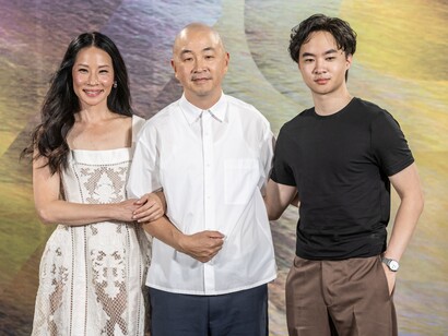 Locarno78, "Rosemead" Photocall, in the presence of Lucy Liu, Eric Lin, Lawrence Shou, 14.08.2025. Locarno Film Festival / Ti-Press