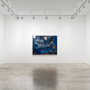 Danielle Orchard, Borrowed chord, exhibition view. Courtesy of Perrotin