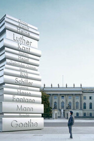La Torre dei libri a Bebelplatz, Berlino
