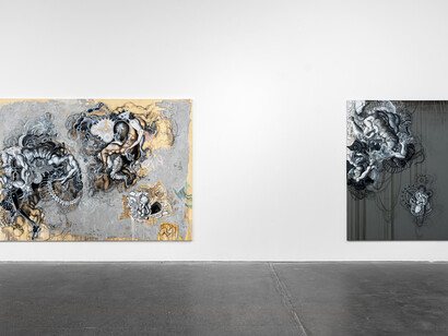 Ayad Alkadhi, Sunken republic, exhibition view. Courtesy of Leila Heller Gallery