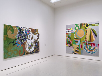 Beatriz Milhazes, Rigor and beauty, exhibition view. Courtesy of Guggenheim Museum