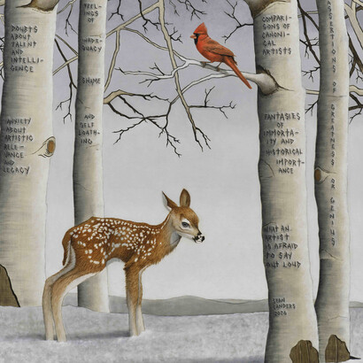 Sean Landers, Dismantling. Courtesy of Rodolphe Janssen Gallery