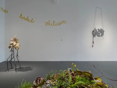 Eike Eplik, In times when everything else seems more important, exhibition view. Courtesy of Kogo Gallery