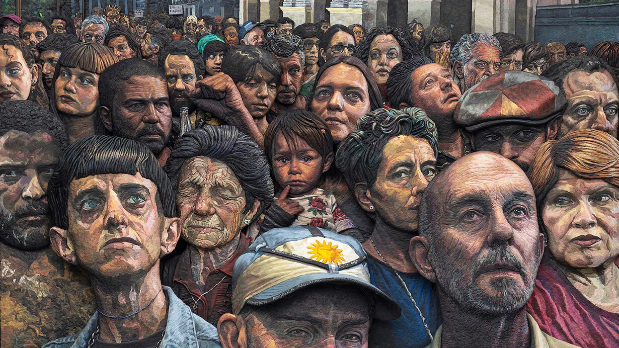 Mondongo, Manifestación (recreación de la obra de Antonio Berni), 2024