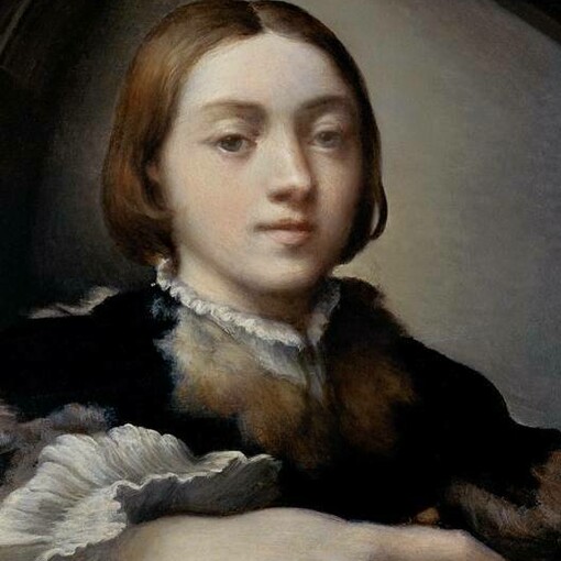 Parmigianino, Autoritratto in uno specchio convesso, olio su tavola, 1523-1524, Kunsthistorisches Museum, Vienna, Austria