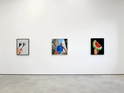 Viktoria Binschtok, Digital semiotics, exhibition view. Courtesy of Klemm’s Gallery