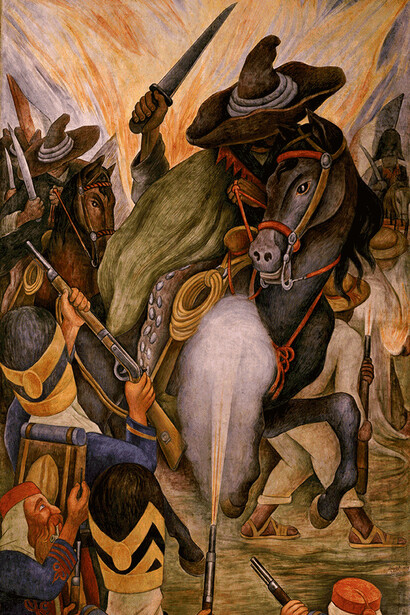 Diego Rivera, Carnaval de la vida mexicana (detalle), 1936