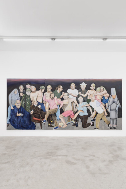 Michael Günzer, Rubber knife, exhibition view. Courtesy of Ruttkowski;68