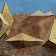 Venturino Venturi, “Elans dans l’espace”, gesso policromo, 1949, 37 x 59, Archivio Venturino Venturi