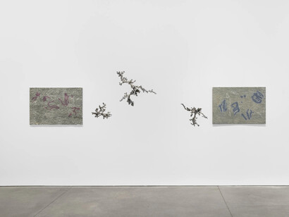 Agnieszka Kurant, Recursion, exhibition view. Courtesy of Marian Goodman Gallery