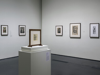 Deep cuts: block printing across cultures, exhibition view. Courtesy of Los Angeles County Museum of Art