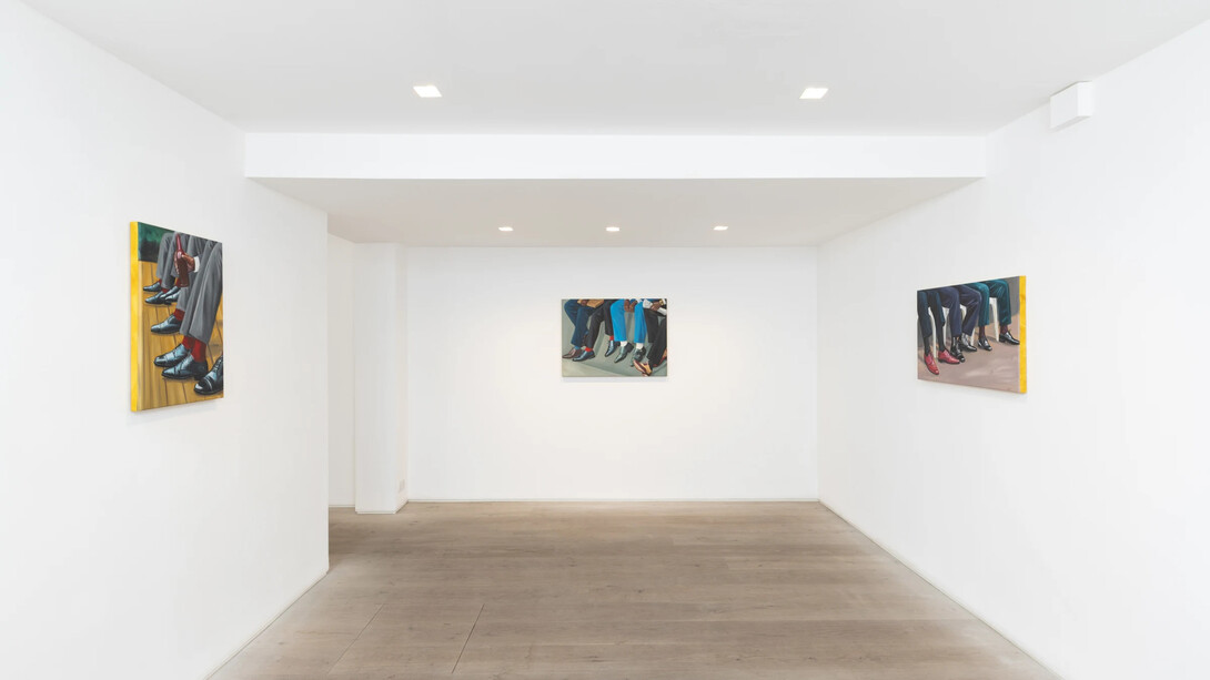 Zemba Luzamba, Salon show, exhibition view. Courtesy of Kristin Hjellegjerde