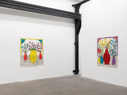 Isabella Ducrot, Opere a ripa 2025, exhibition view. Courtesy of Galleria T293 